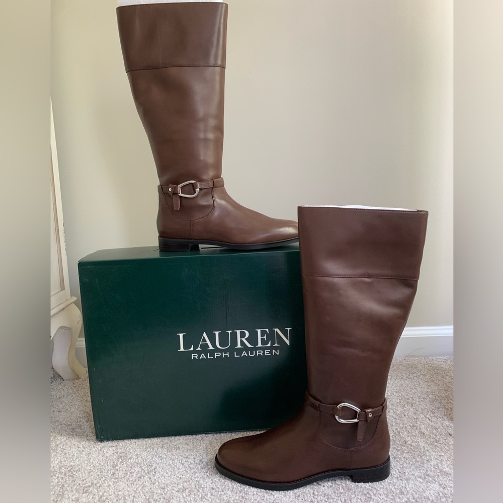 Ralph Lauren (Harlee Suede & Leather Boots)